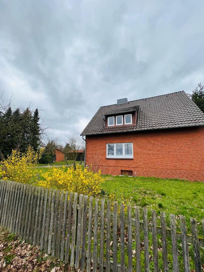 Helles Ferienhaus Storchenblick Buchholz Aller Kültér fotó